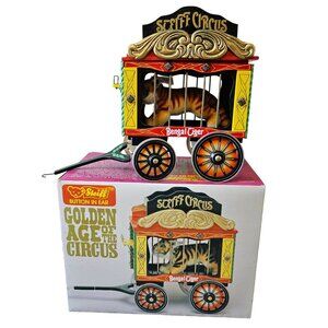 Steiff Golden Age Of The Circus Bengal Tiger Wagon Collectible 473/5000